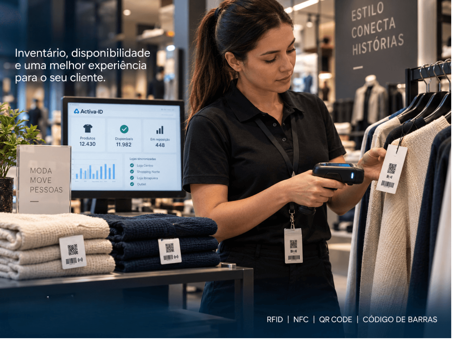 Aplicação de RFID e rastreabilidade em operação de varejo